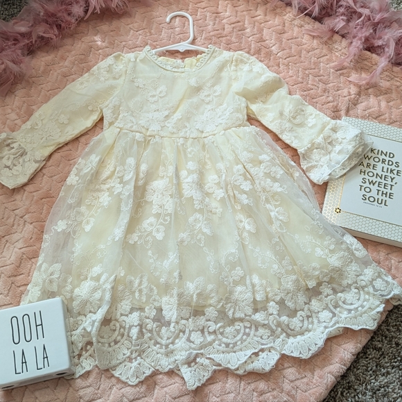 Other - Kids Cream Lace Dress